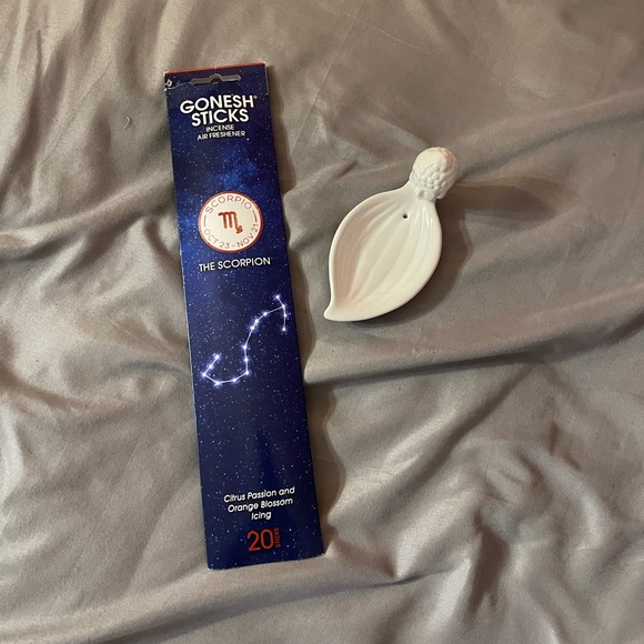 Other - scorpio incense + holder